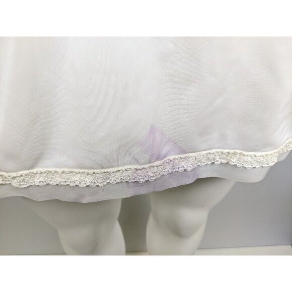 VINTAGE WOMEN'S IVORY WHITE DRESS SLIP - FIGURFIT - SIZE 34 - Picture 5 of 9